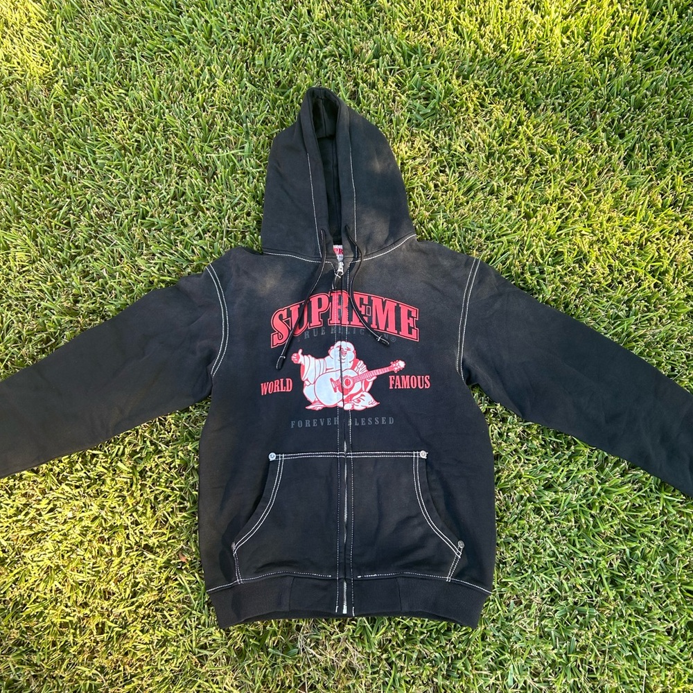 Supreme X True Religion Hoodie Large